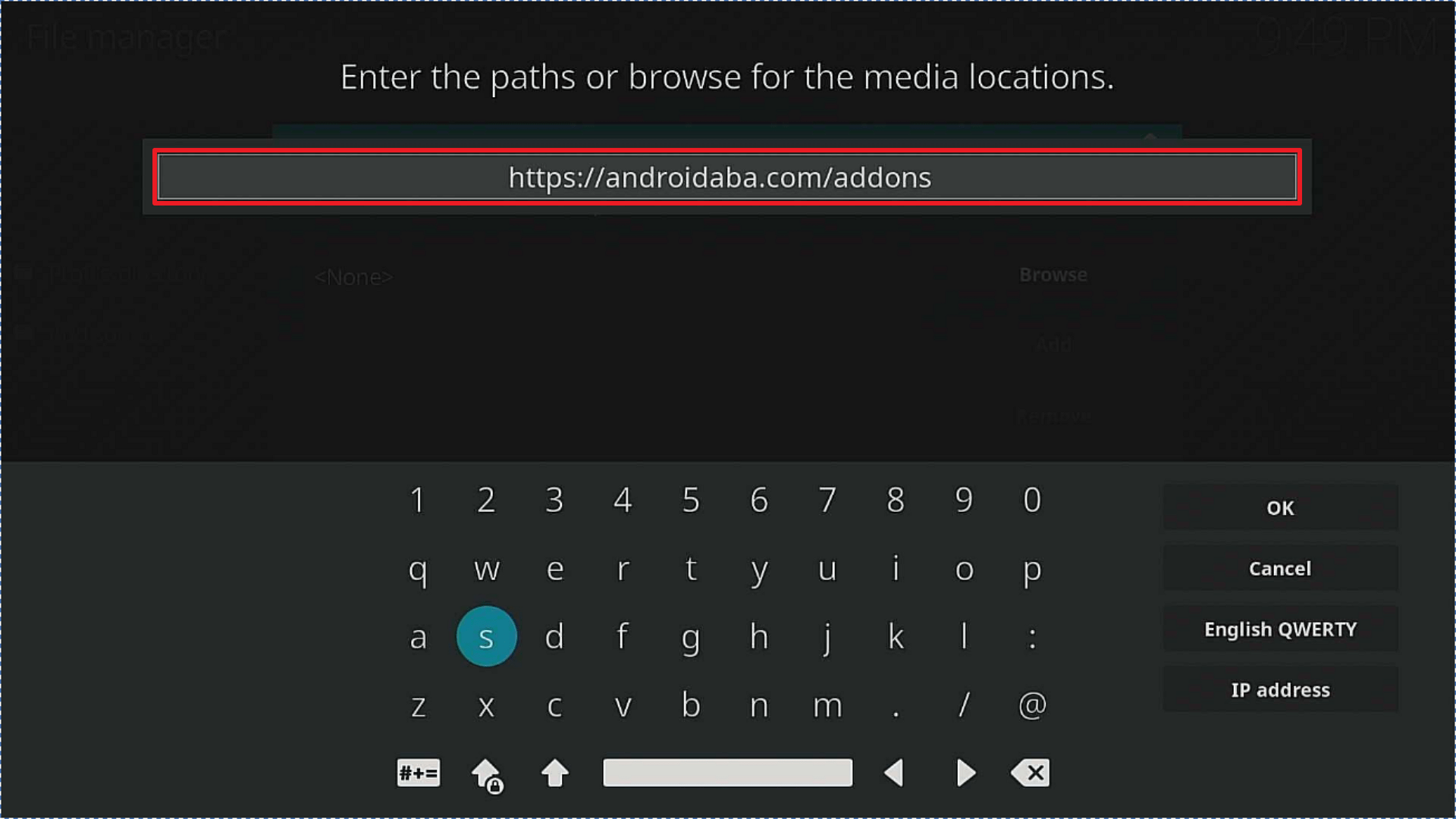step 9 Installing Dark Legion addon on Kodi