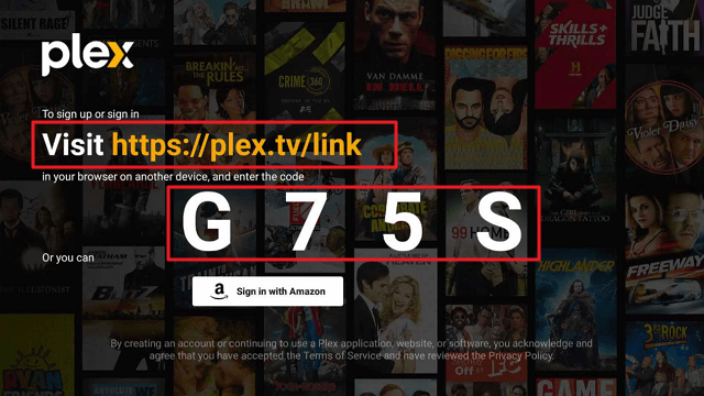 How to Link the Plex app on your firestick with an existing account