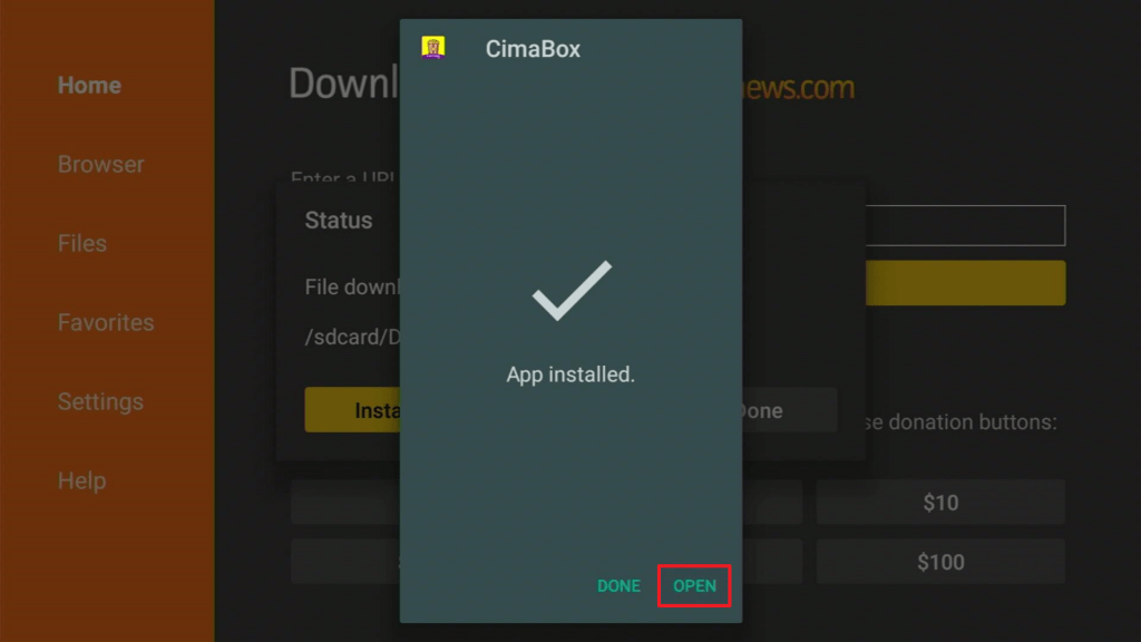 Install Cimabox2