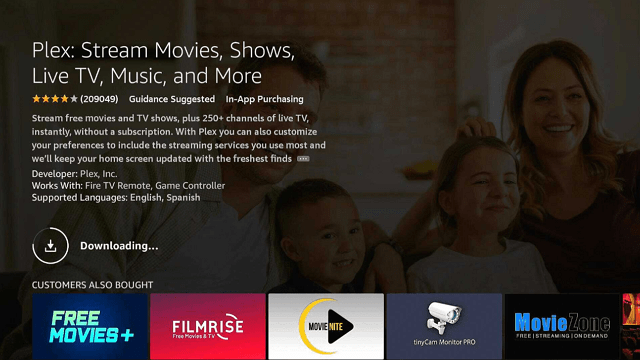 Install the Plex App on Firestick