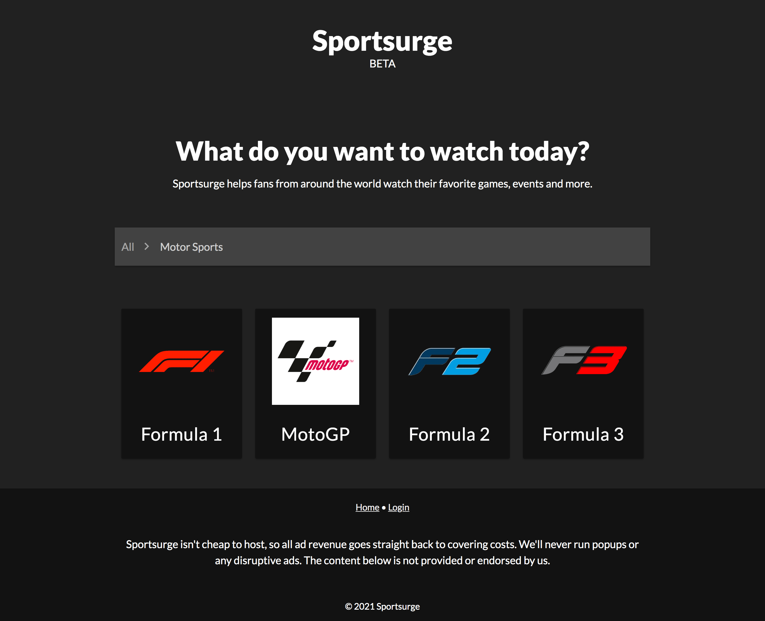 Sportsurge Motor Sports