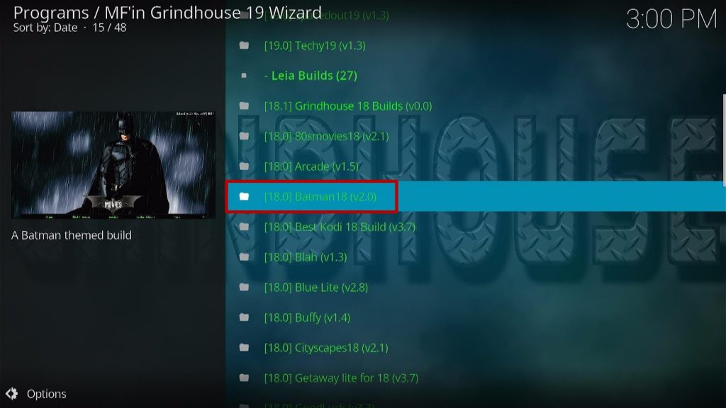 Step 26 How to Install BatMan Kodi Build