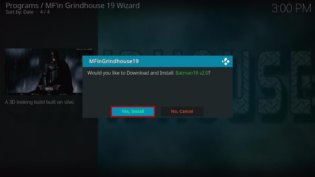 Step 28 How to Install BatMan Kodi Build