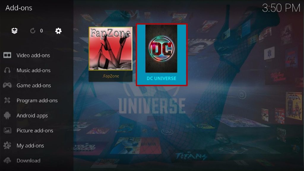 Step 23 How To Install DC Universe Kodi Addon