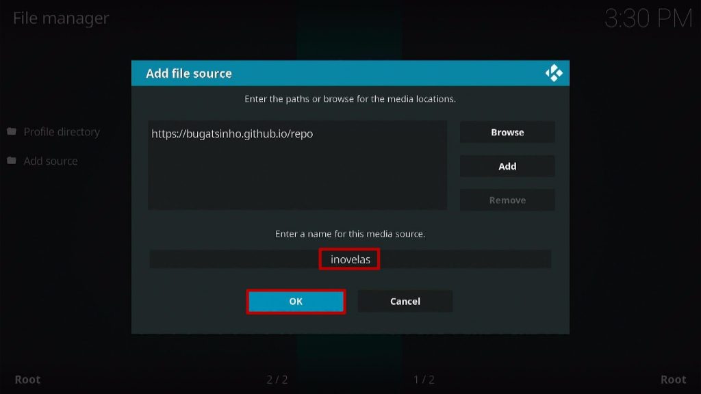 Step 11 How to Install iNovelas Kodi Addon