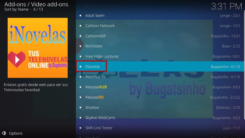 Step 20 How to Install iNovelas Kodi Addon