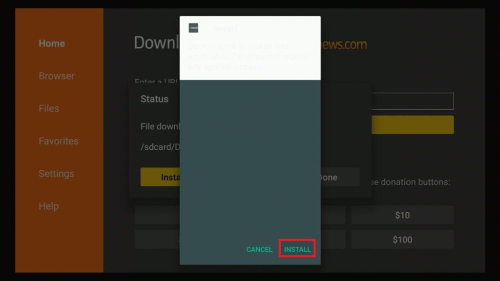 Installing Weyd App On Google Chromecast 12