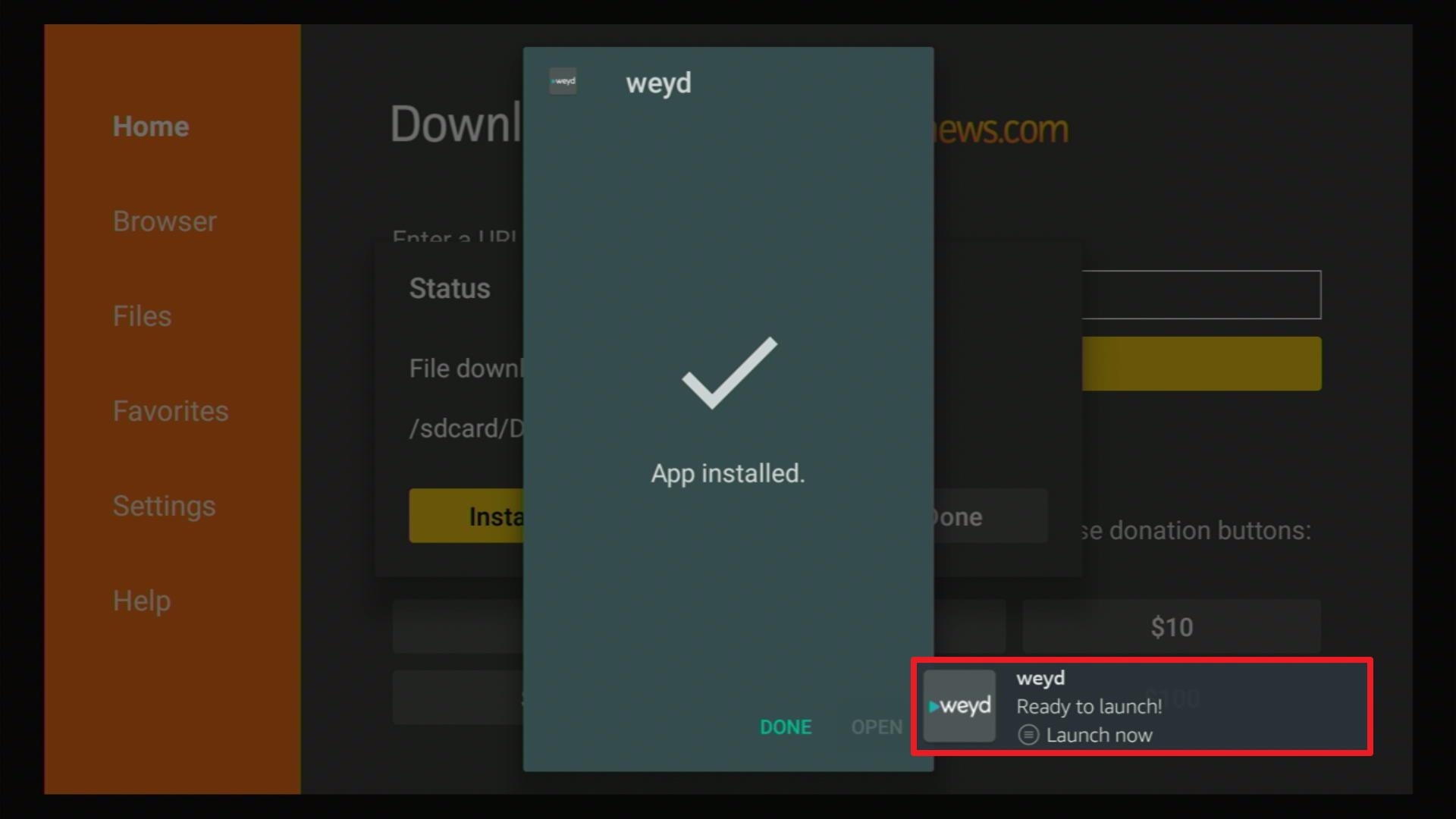 Install Weyd APK Guide 2