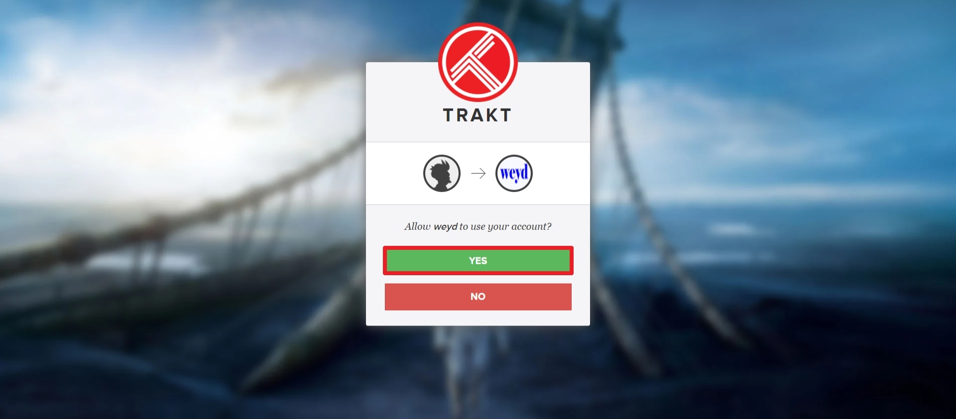 Install Weyd APK Trakt 6