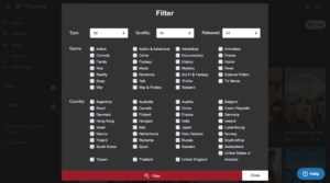 TinyZone Filter Option