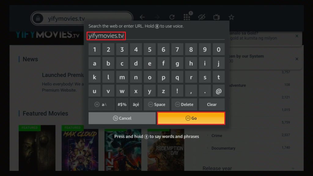 Watch Yify TV