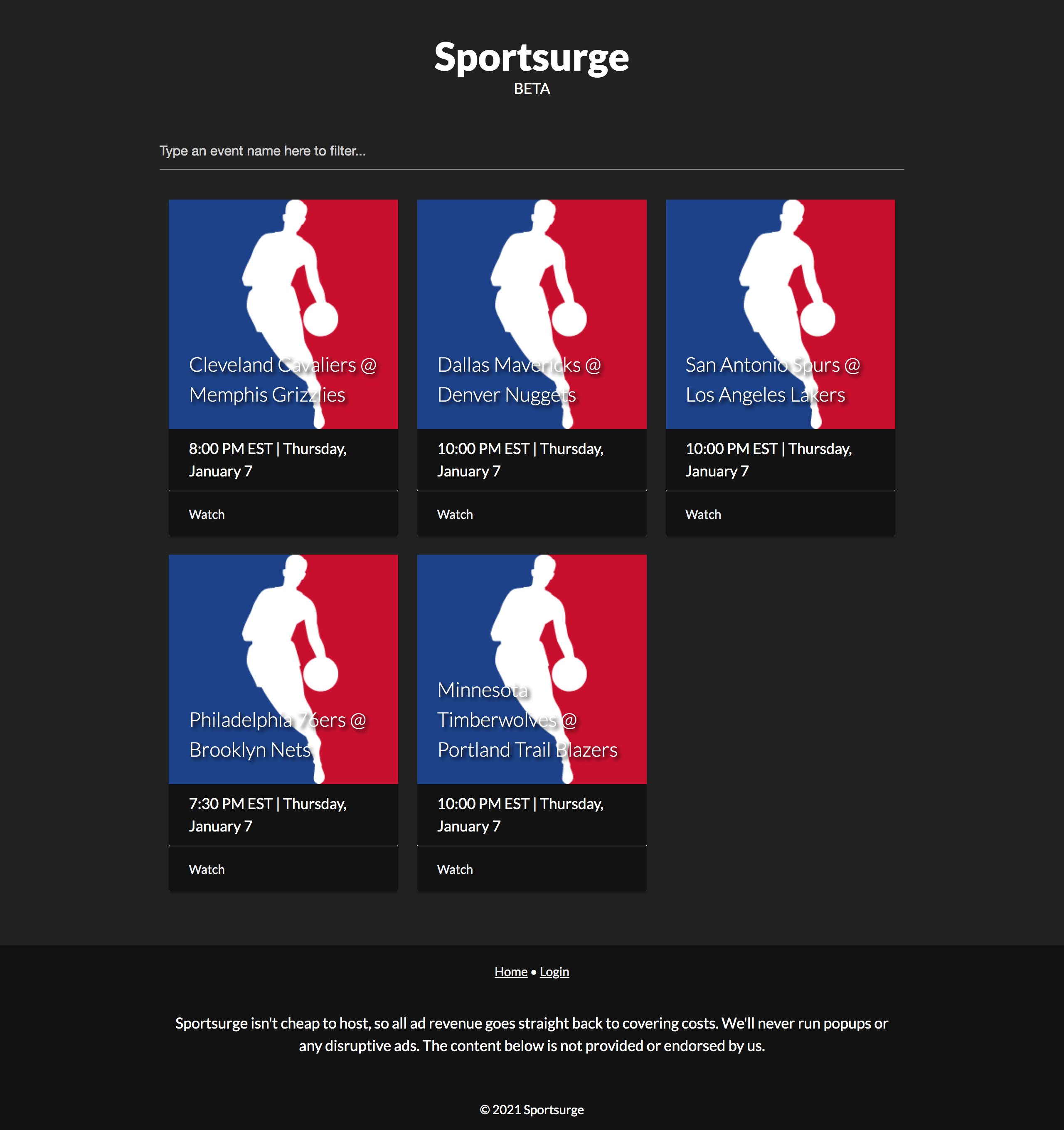Sportsurge Basketball