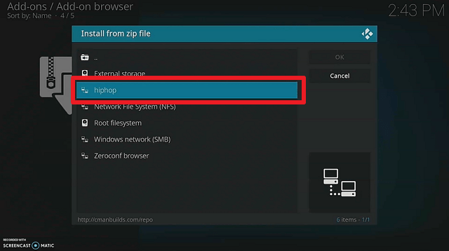Installation Guide Hip Hop Kodi Build 13