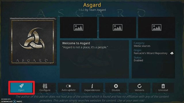 Install Asgards Kodi Addon 24