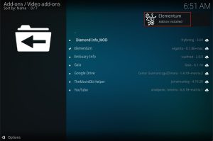 Install Elementum Kodi Addon step 22