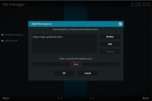 Install Elementum Kodi Addon step 9