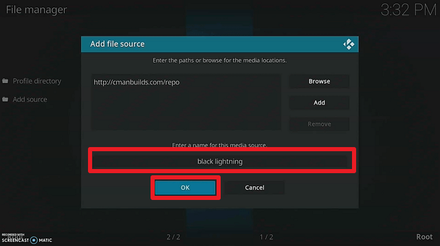 Install Black Lightning Kodi Addon 9