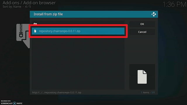 Install Ghost Kodi Addon Step 15