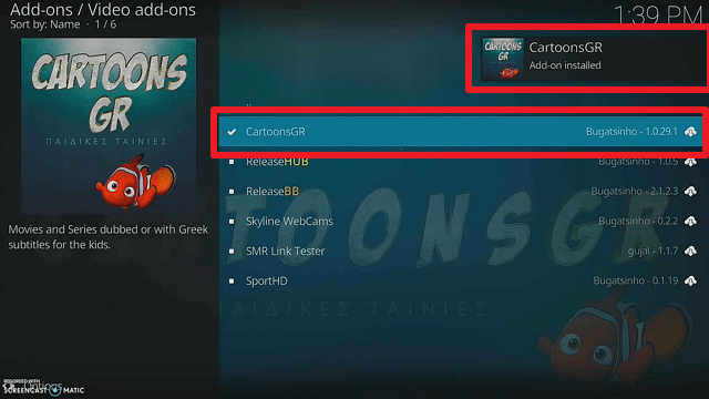Install Cartoon GR Kodi Addon step 21