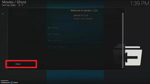 Install Ghost Kodi Addon Step 25