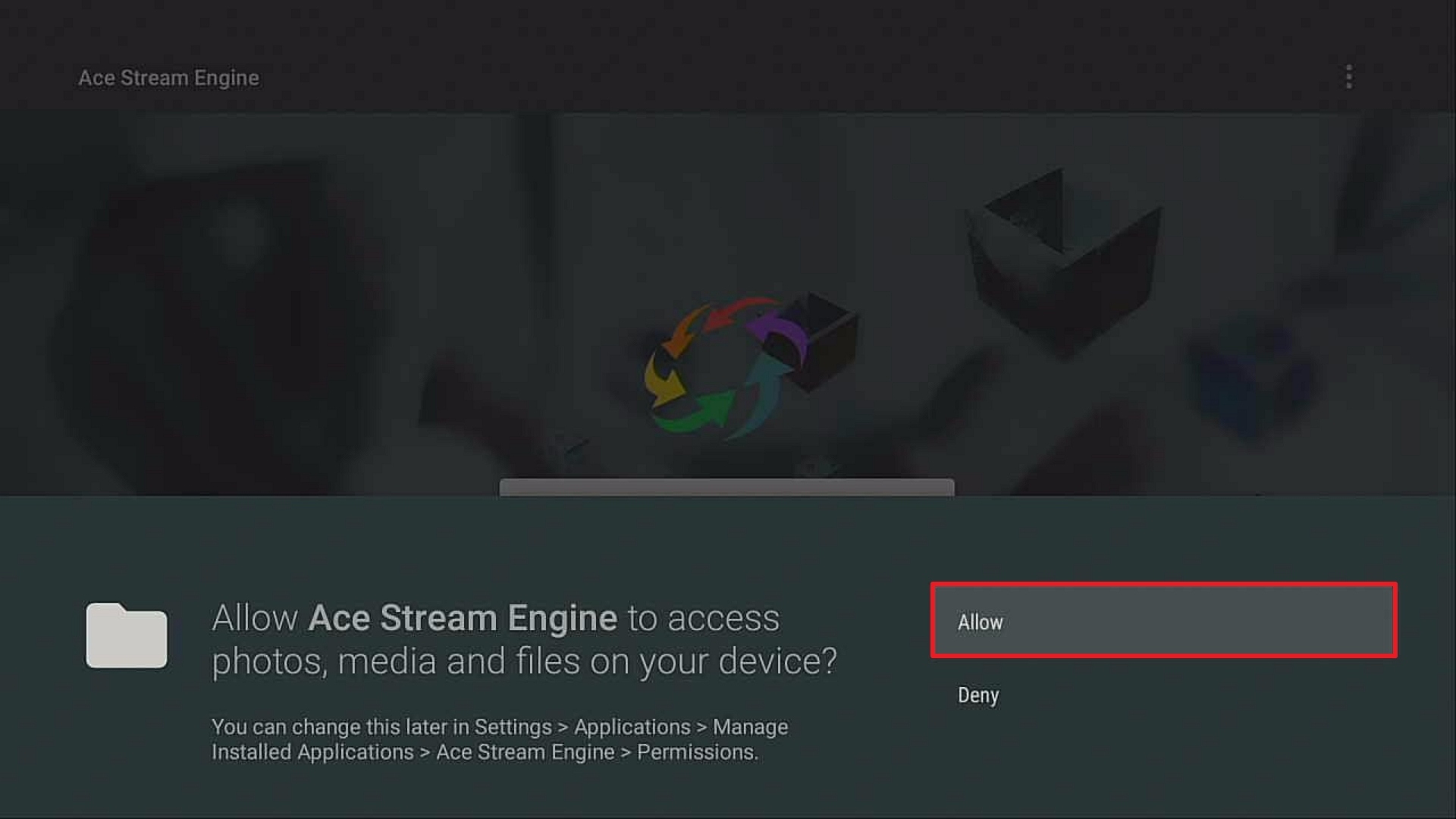 Step 15 Install Ace Stream Engine 