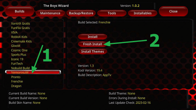 Nemorosum Kodi Build