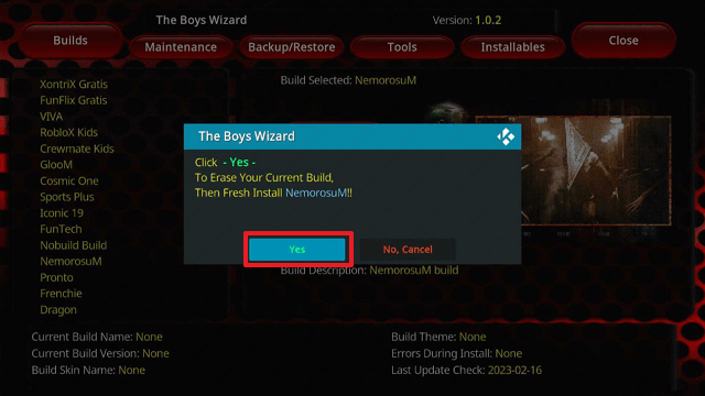 Nemorosum Kodi Build