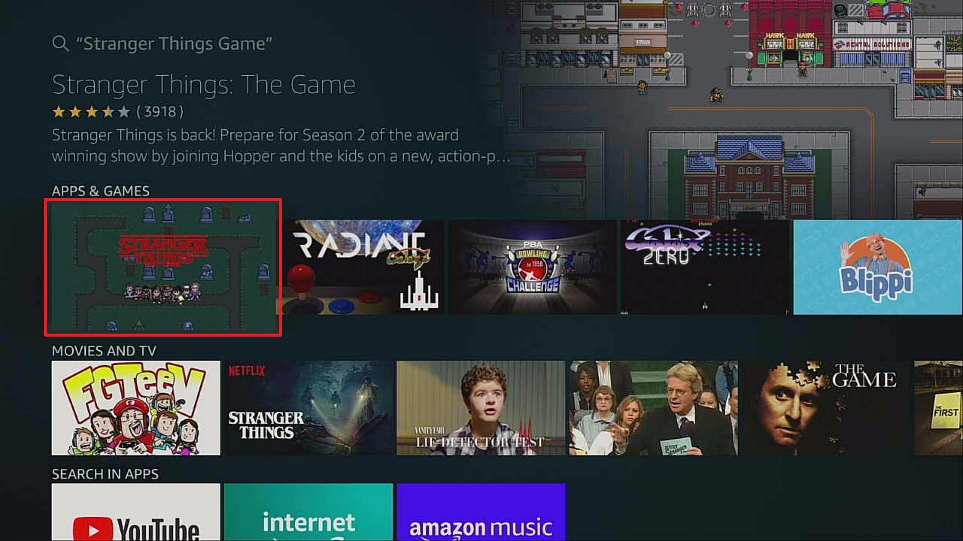 Step 3 Install Stranger Things Game on Firestick