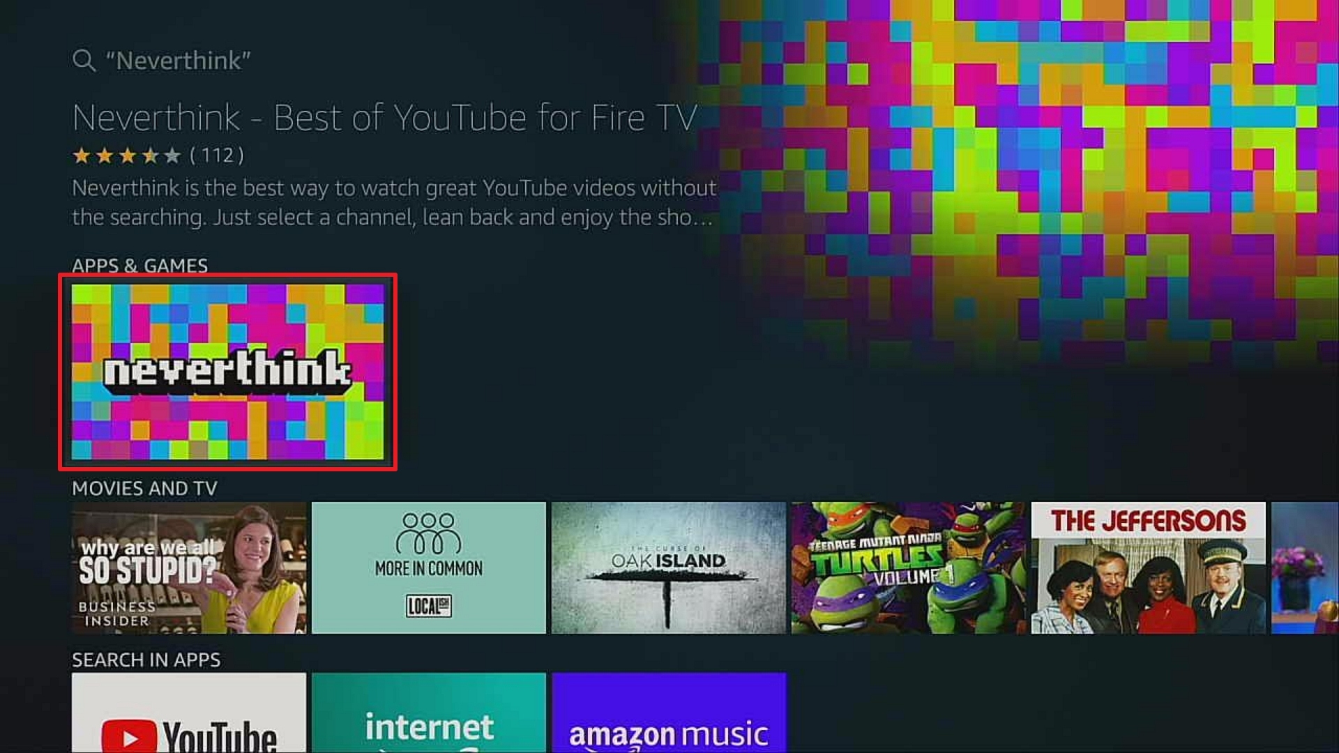 Step3 Install Neverthink On Firestick