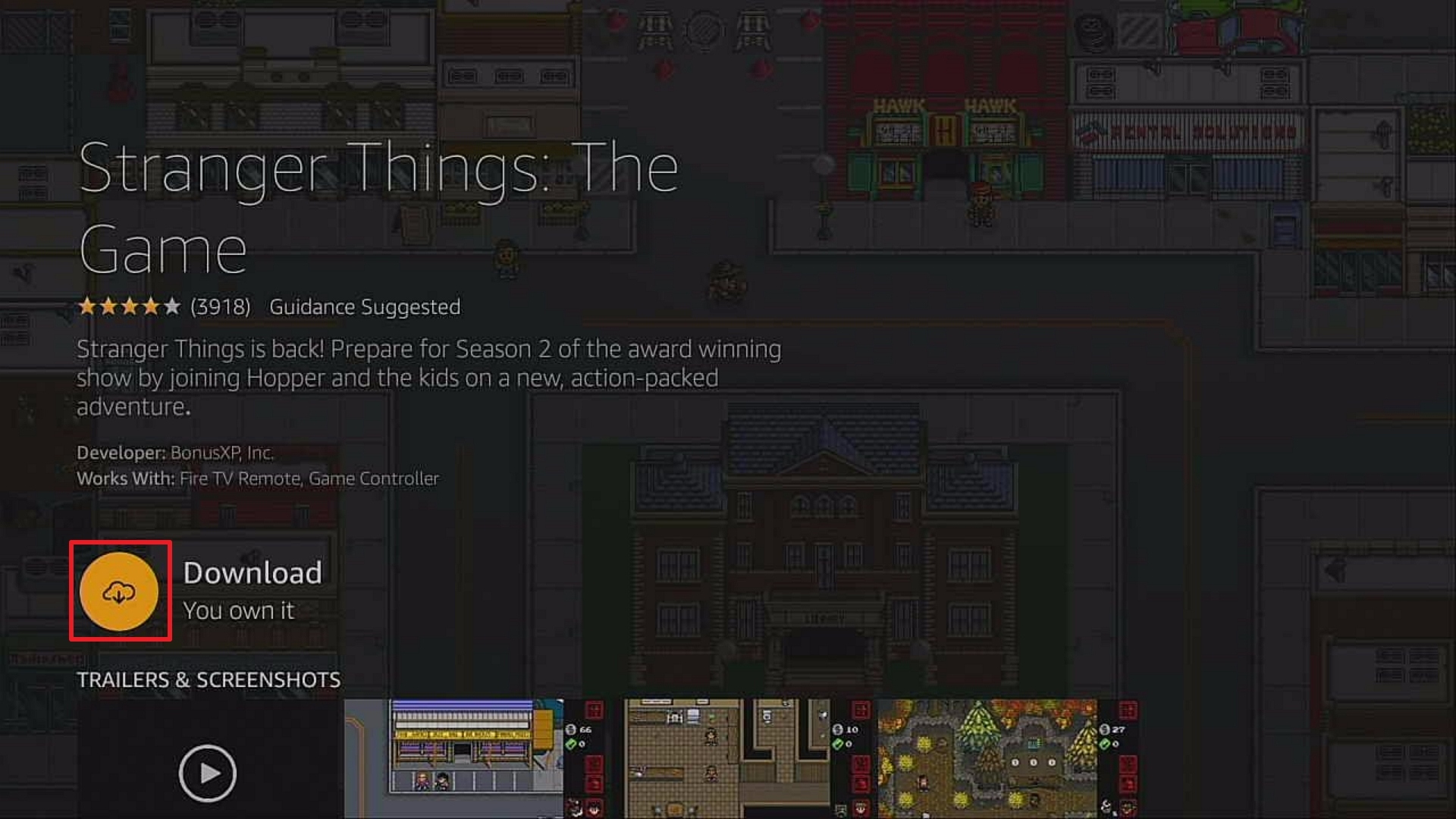 Step 4 Install Stranger Things Game on Firestick