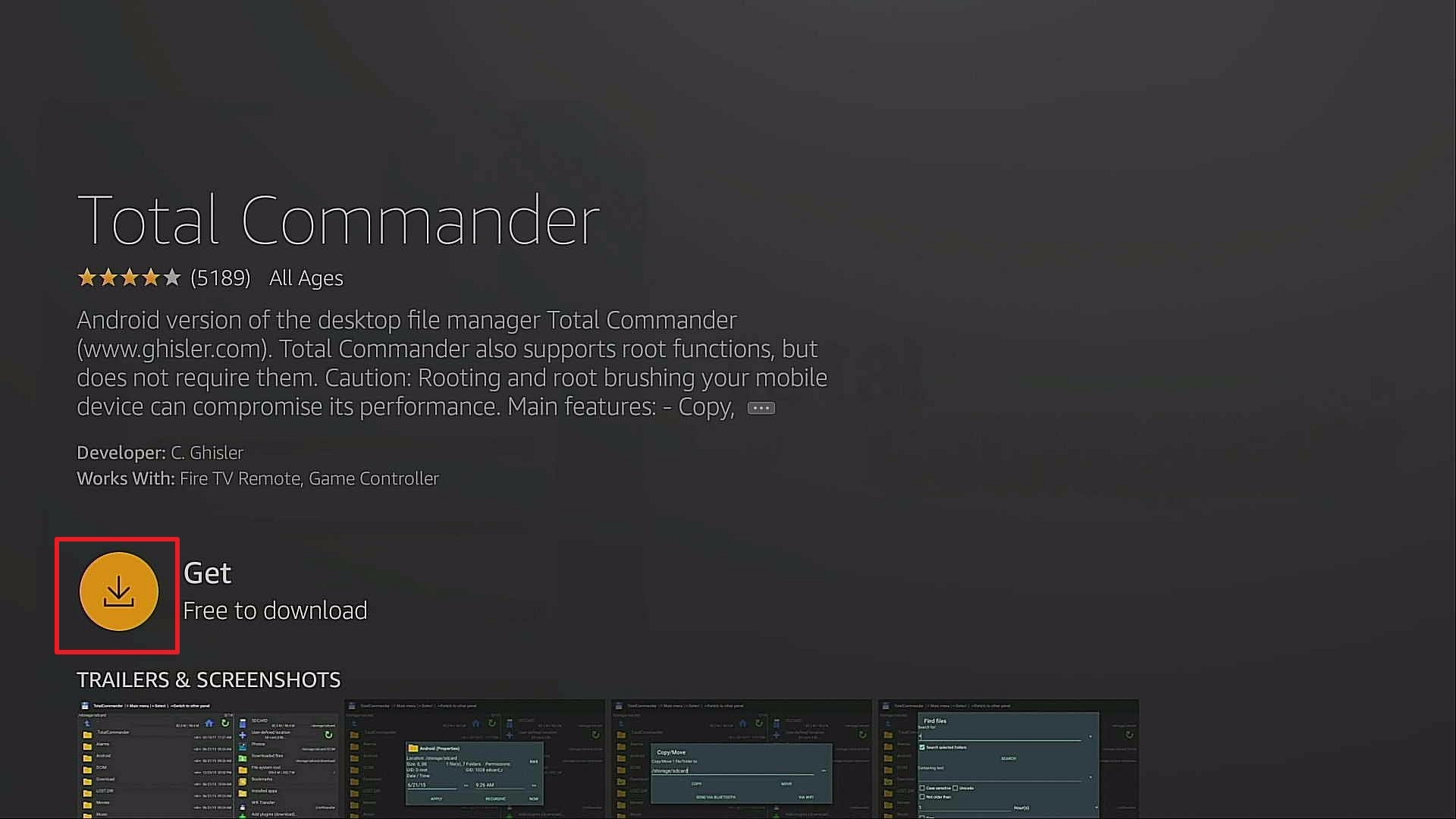 Step 4 Install Total File Commander On Firestick