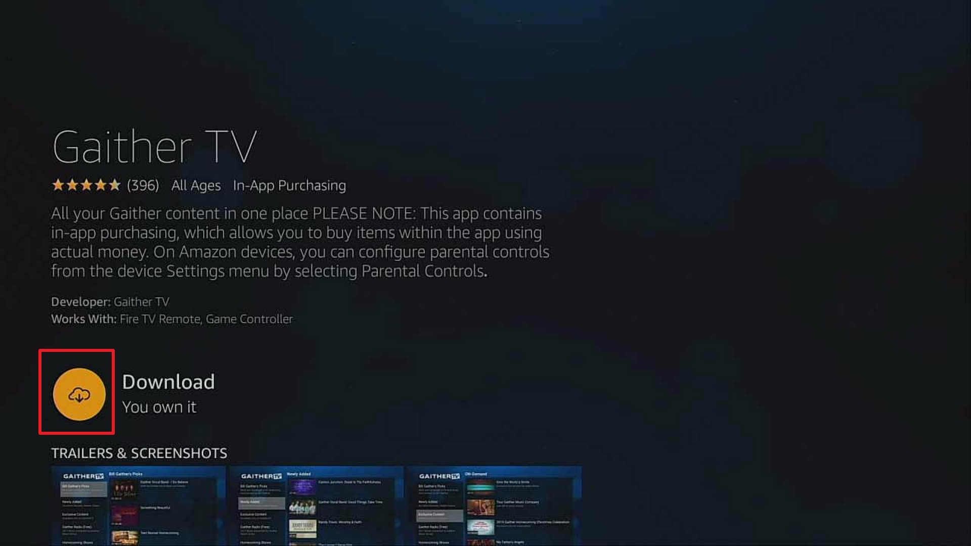Step 4 Install Gaither TV App on Firestick with Screenshots