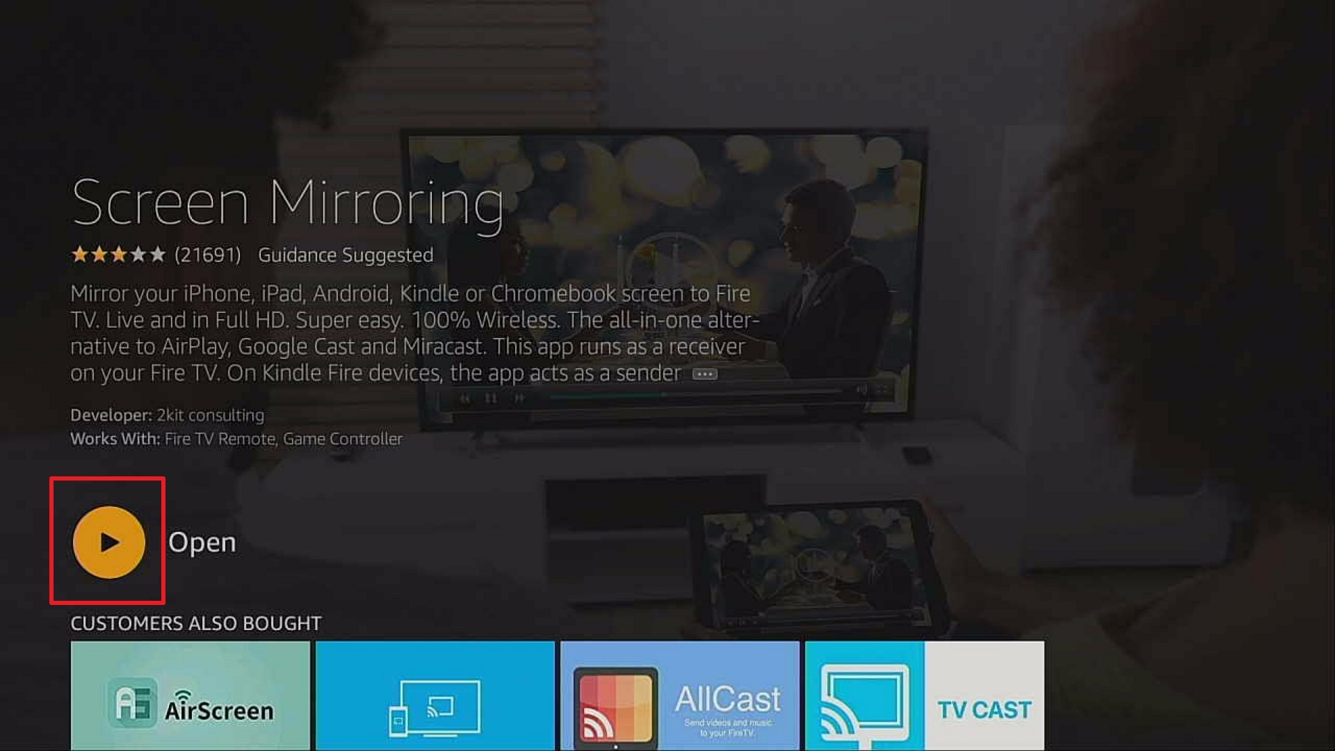Step 5 Install Screen Mirroring on Firestick