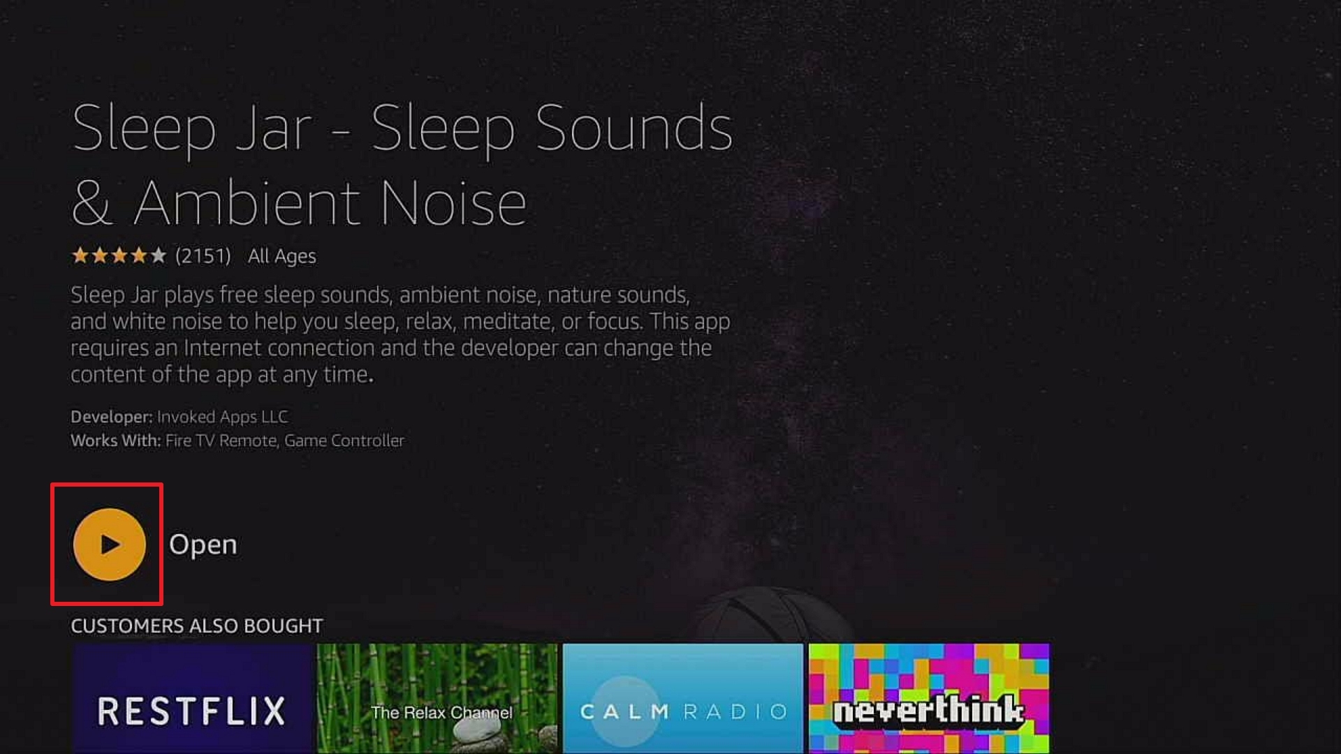 Step 5 Install Sleep jar on firestick