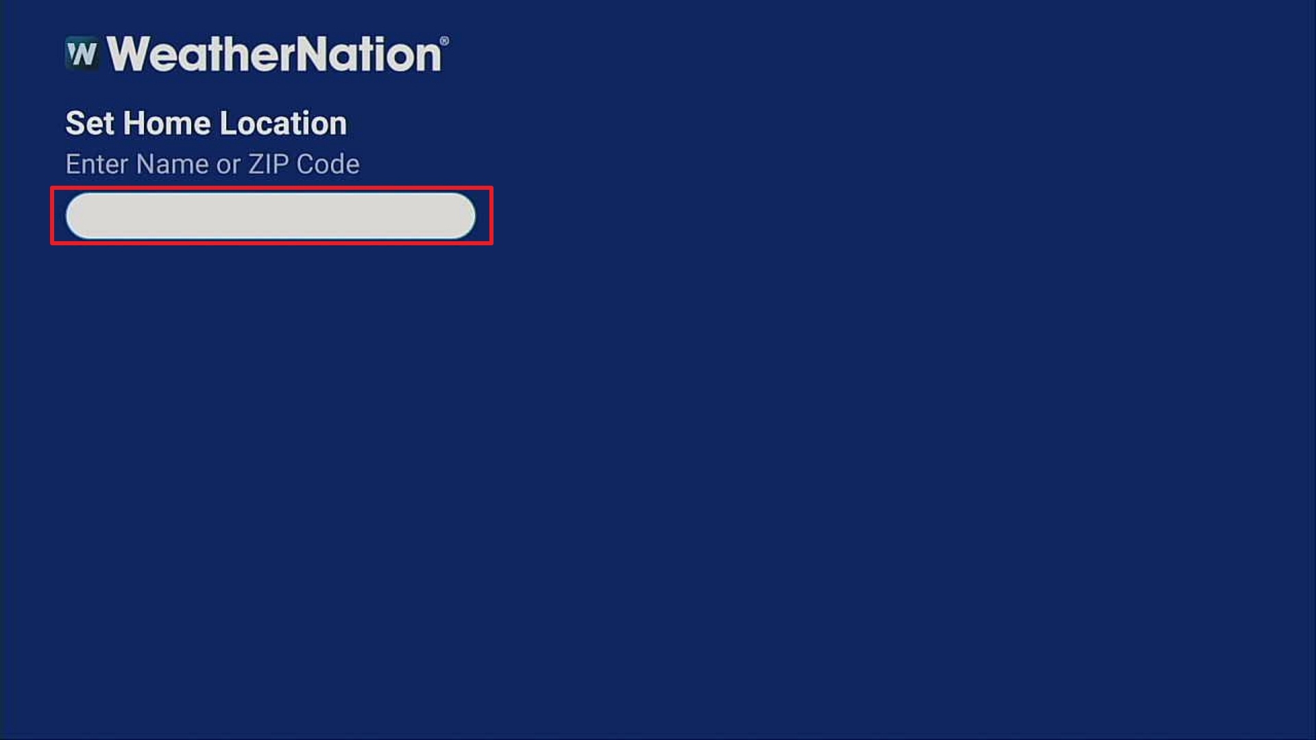 Step 6 install Weather Nation.