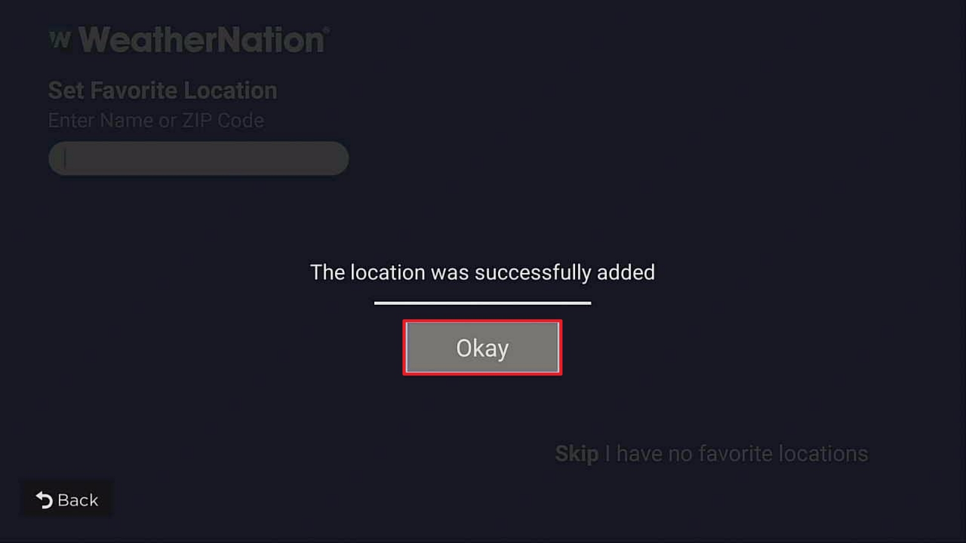 Step 9 install Weather Nation.