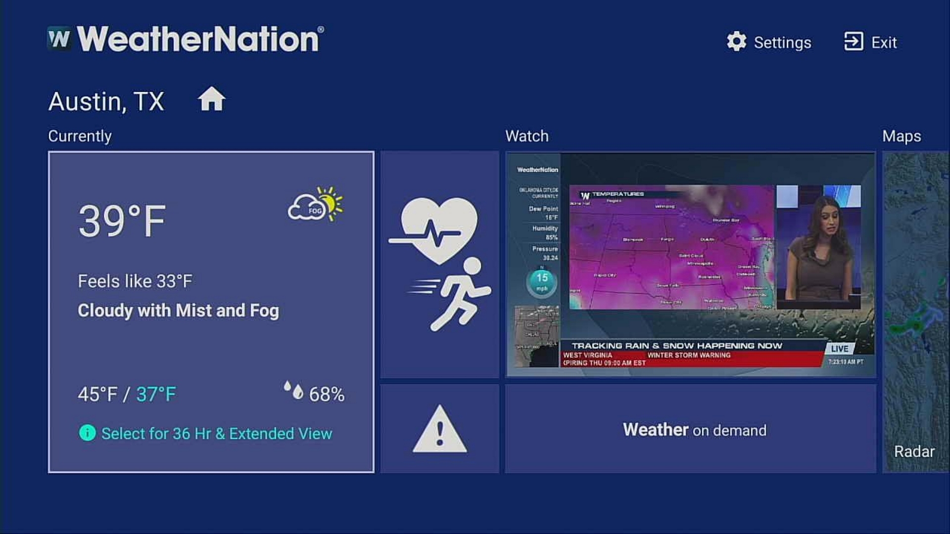 Step 11 install weather nation