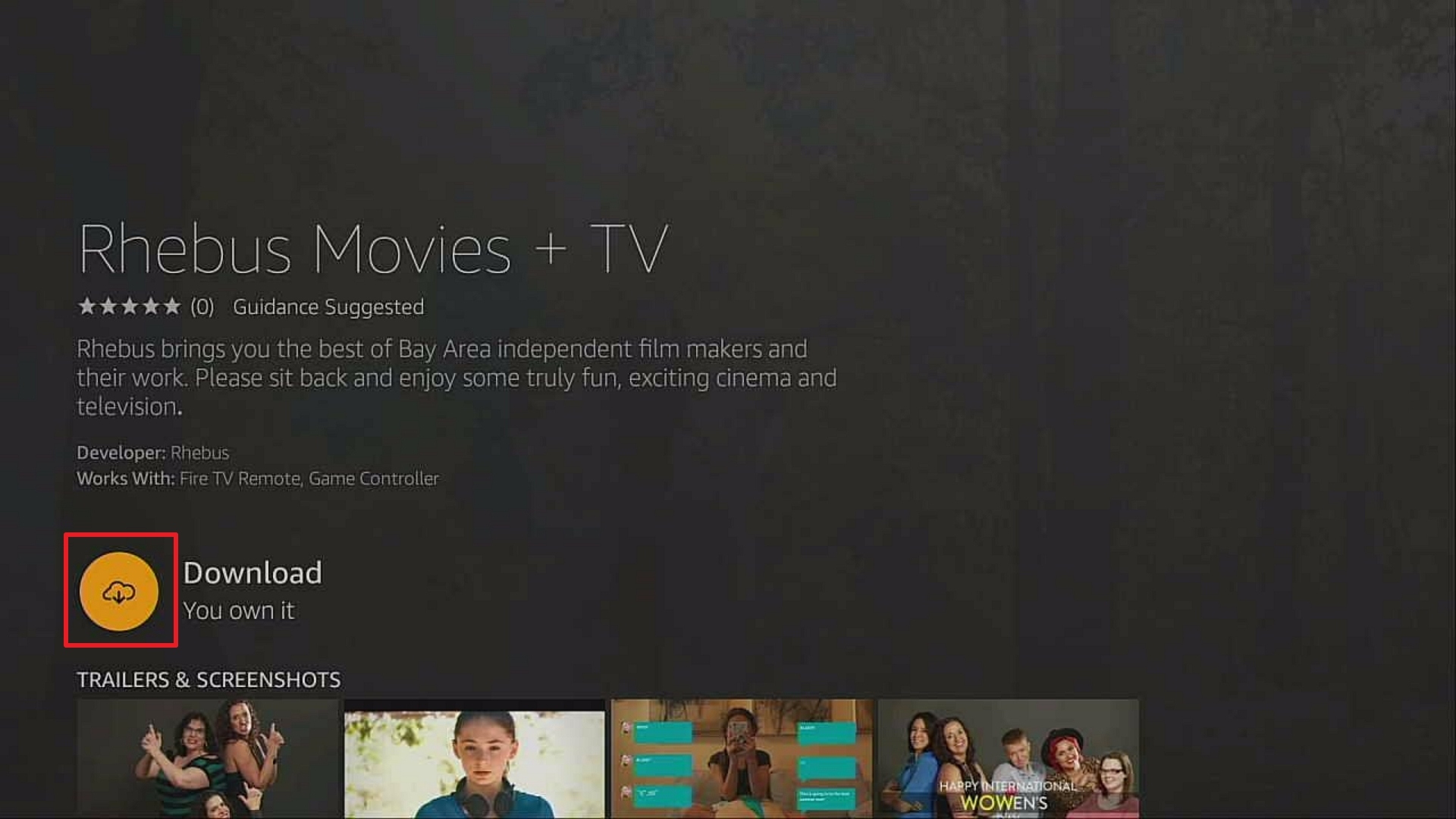 Step 4 Install Rhebus Movies + TV App On Firestick