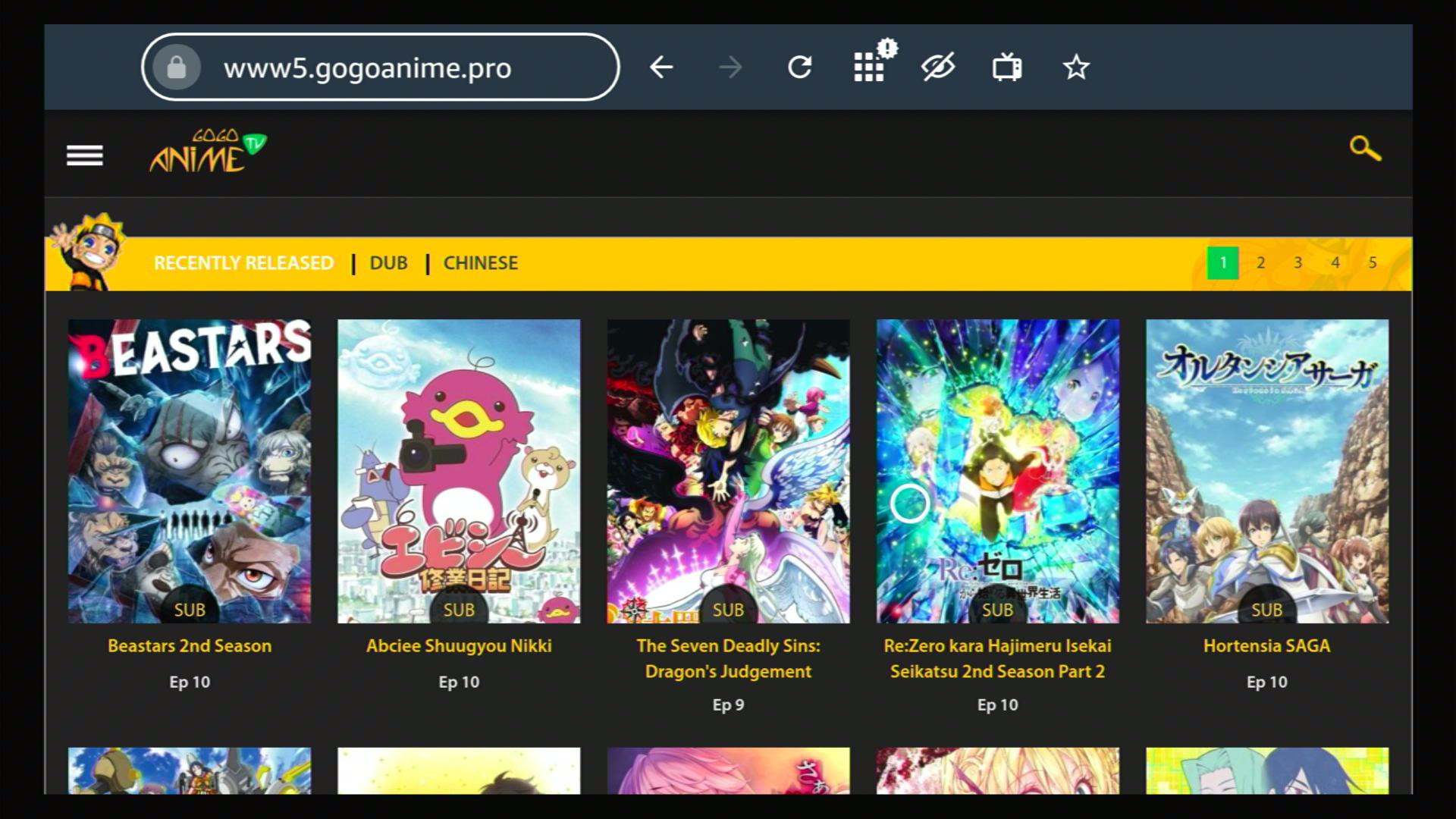 Watch GoGoAnime on Firestick 10