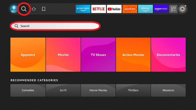 Install CyberGhost VPN On A Firestick step 1