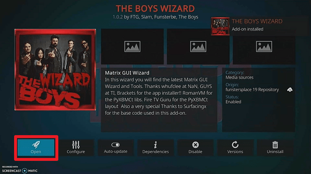 Install Franks Kodi Build step 22