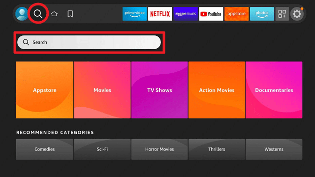 Install StrongVPN on a Firestick step 1