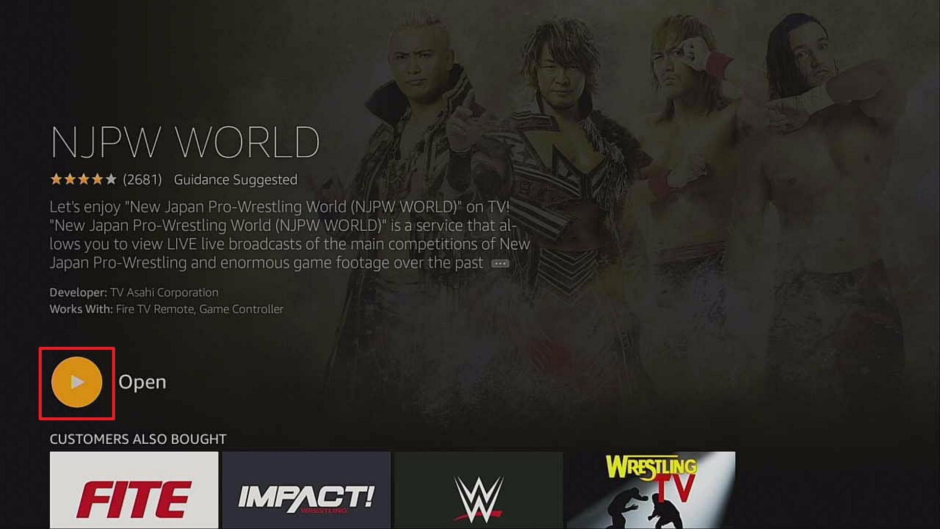 Step 5 Install NJPW World on Firestick