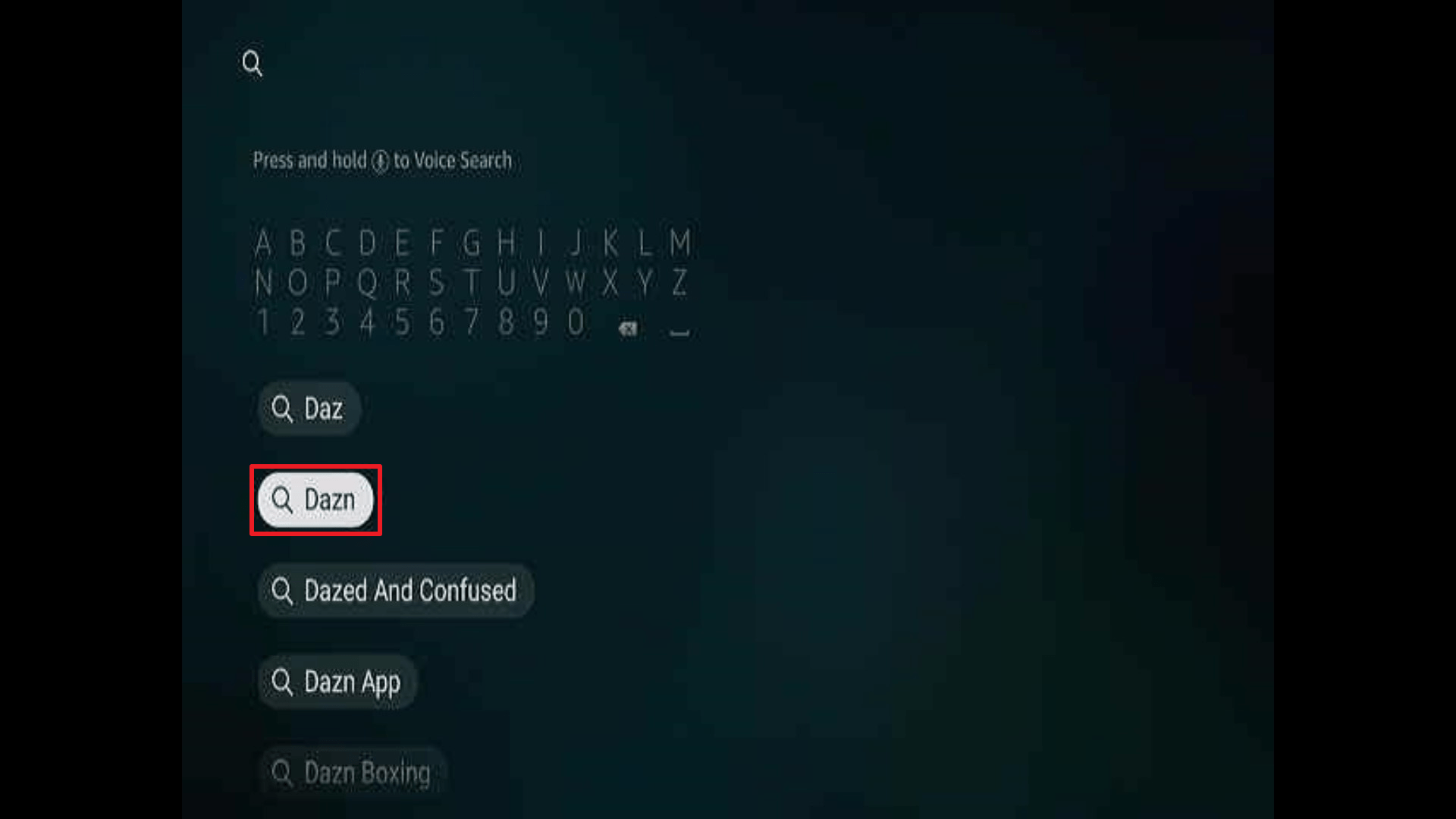Install DAZN App on Firestick 4