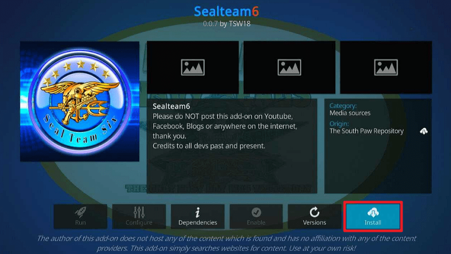 Sealteam6 Kodi Addon