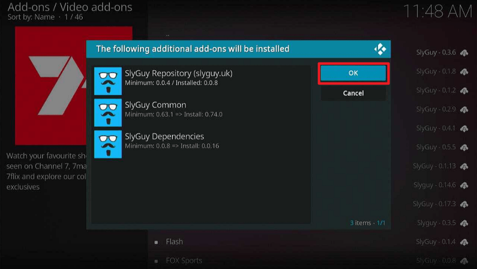 7Plus Kodi Addon