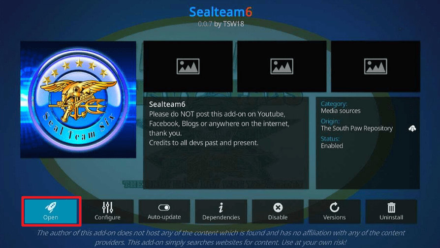 Sealteam6 Kodi Addon