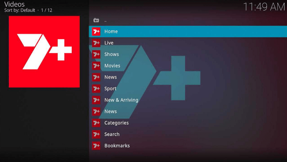 7Plus Kodi Addon