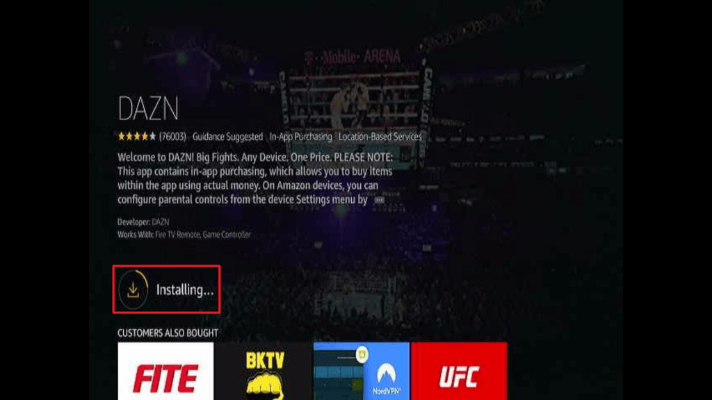 Install DAZN App on Firestick 7