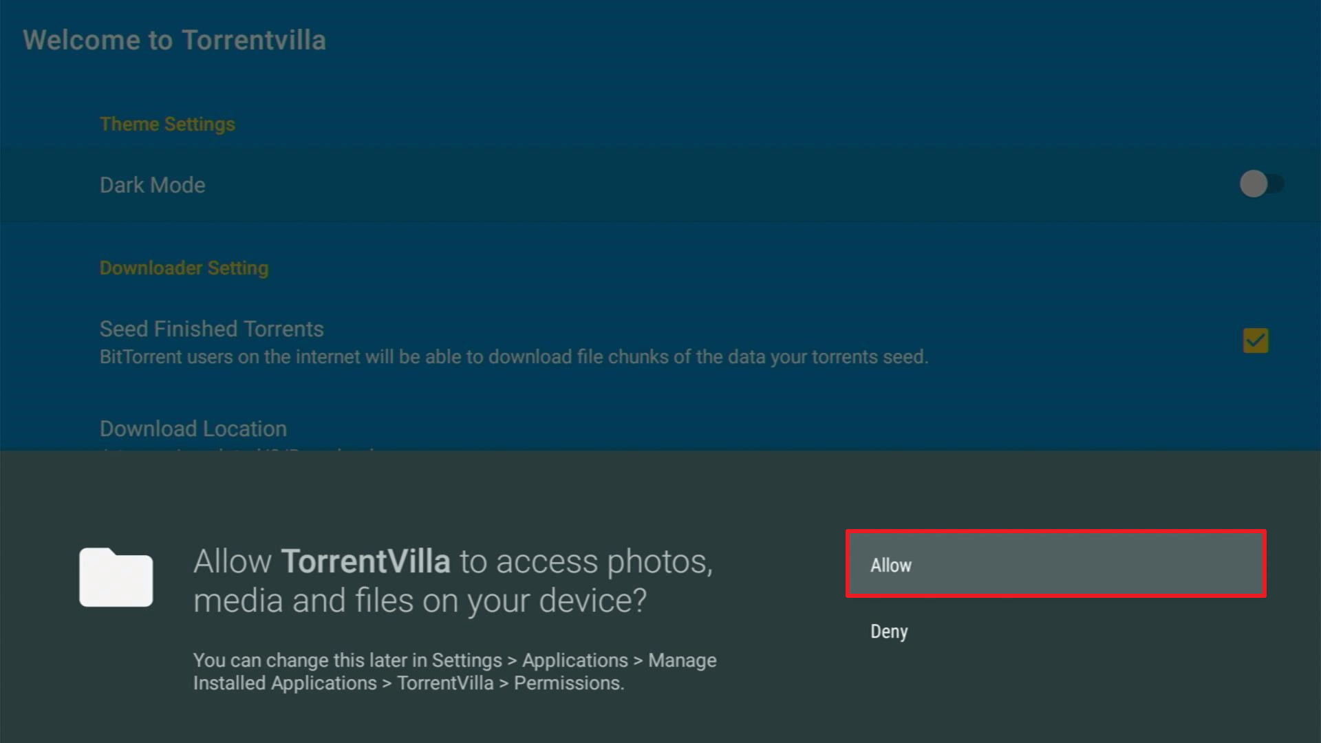 Install Torrentvilla3